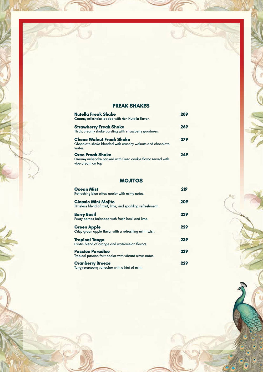 RASAVAT Drinks Menu 4