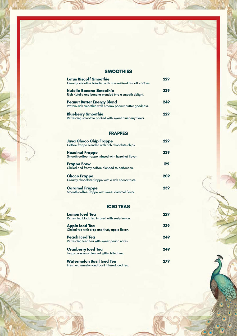 RASAVAT Drinks Menu 6