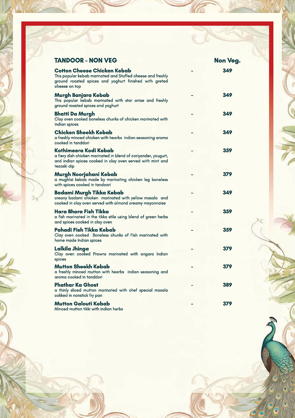 RASAVAT Food Menu 4